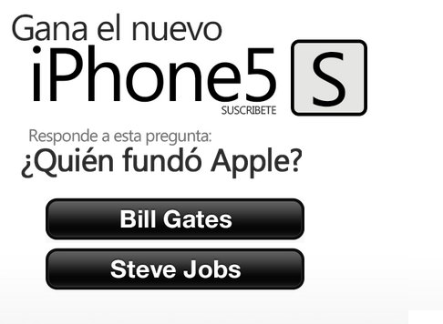 concurso iPhone 5